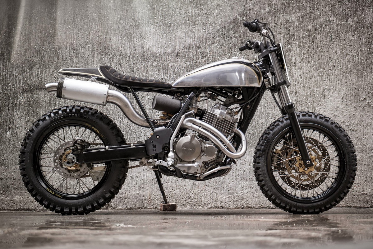 Honda XR400R by BCR Designs RocketGarage Cafe Racer Magazine
